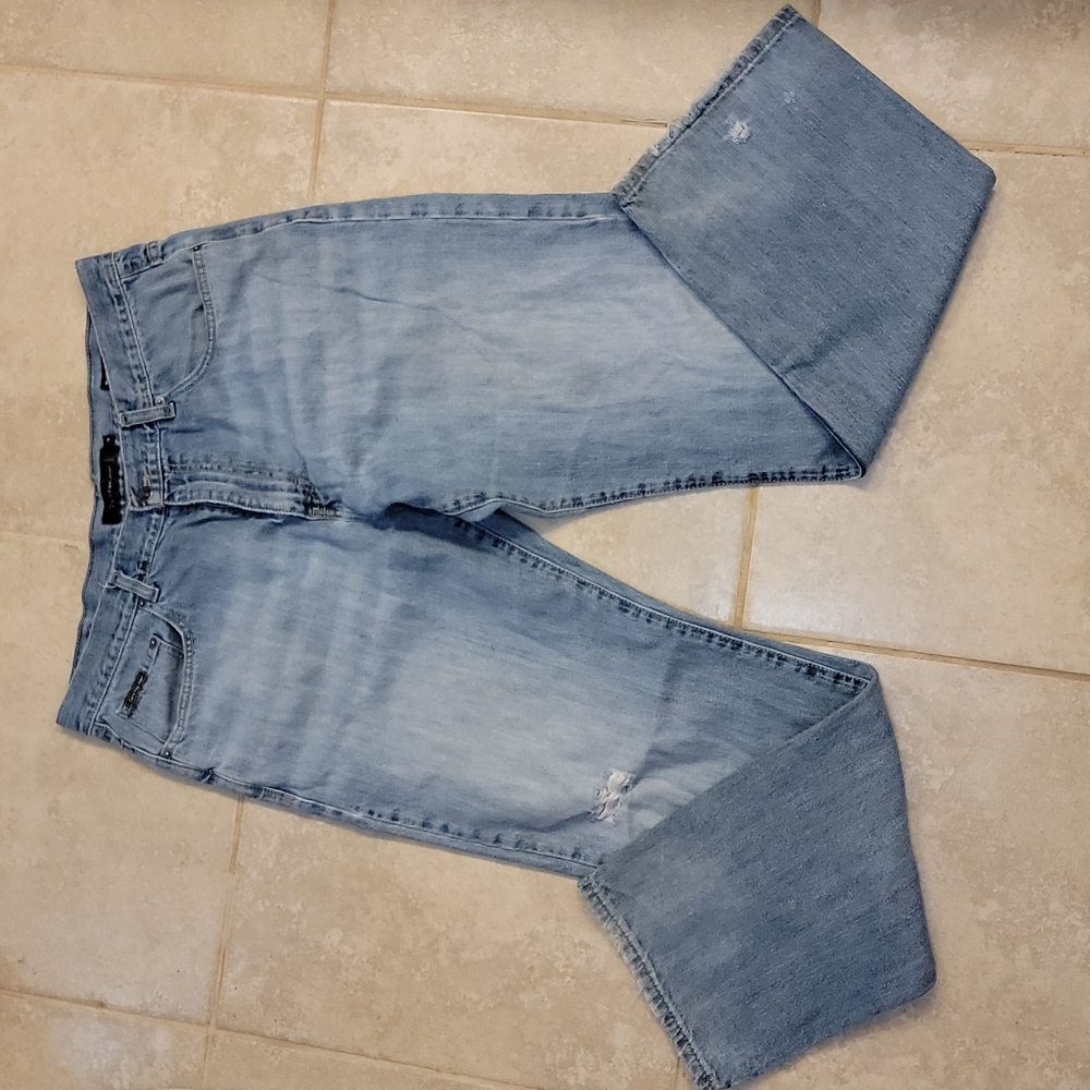 Calvin Klein Relaxed Straight Jeans, size 38